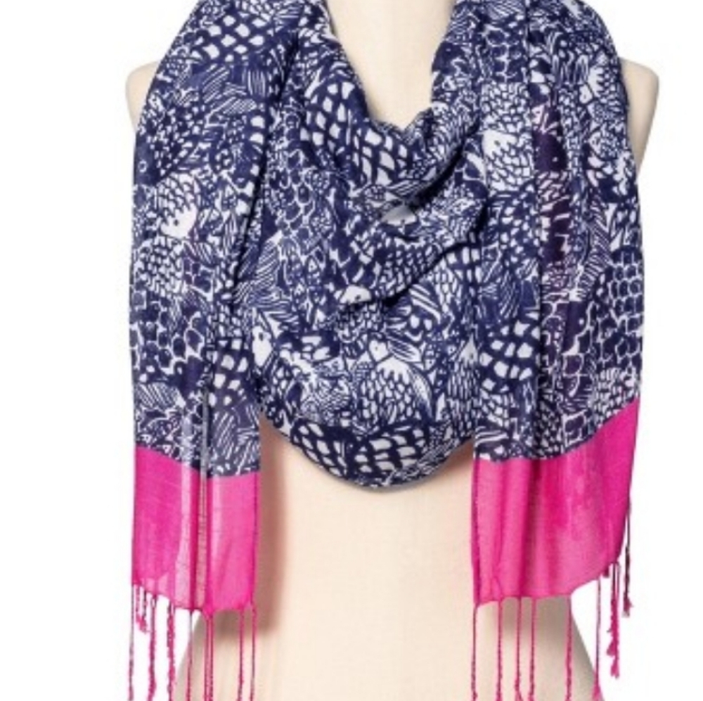 Lilly Pulitzer for Target Navy Scarf